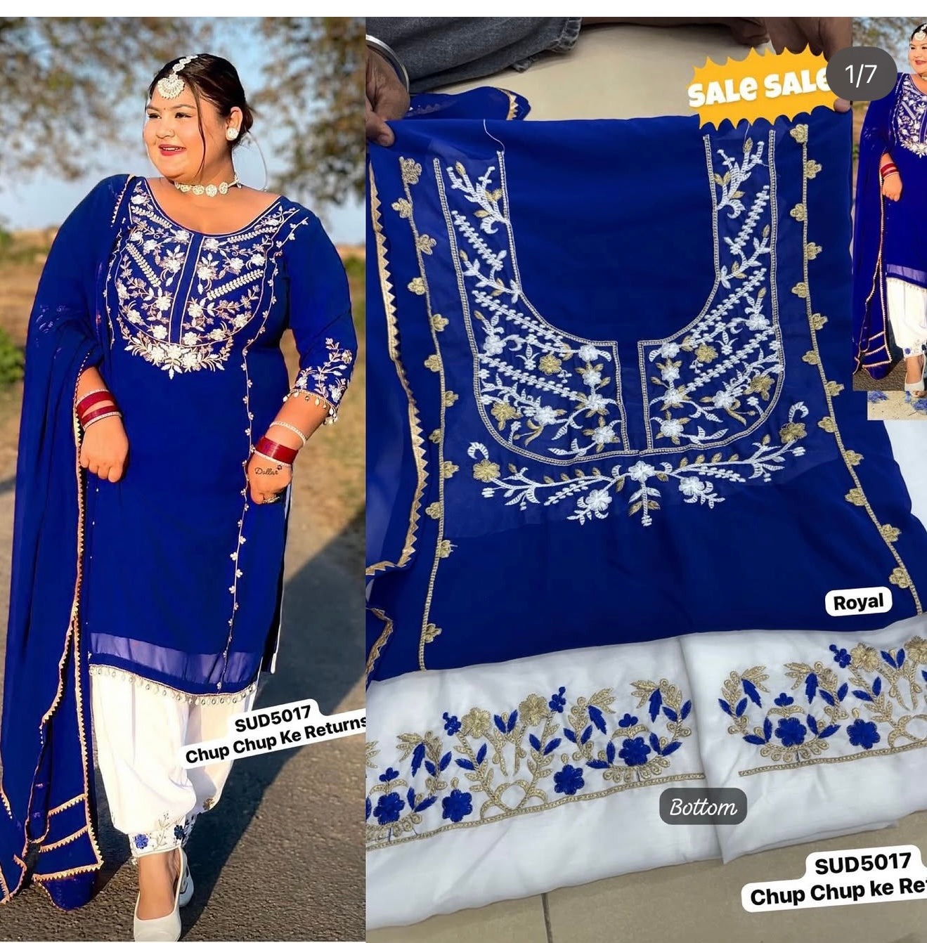 Georgette suit