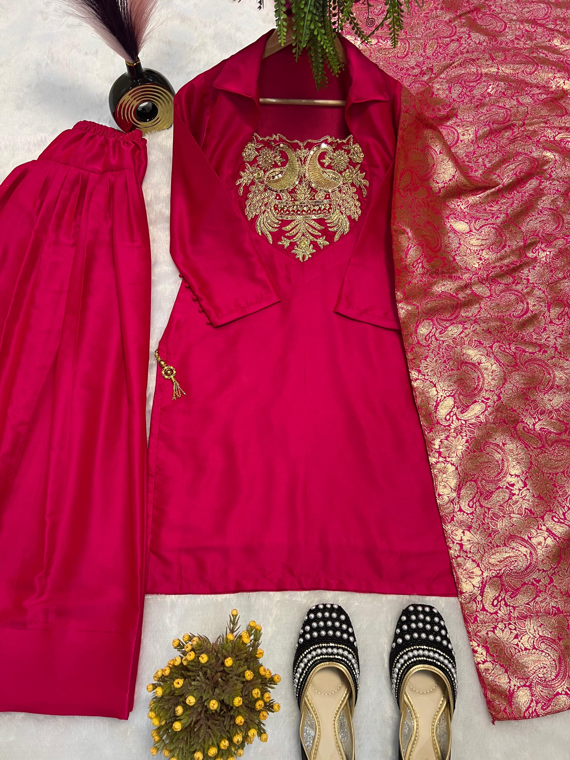 Farshi salwar in red❤️