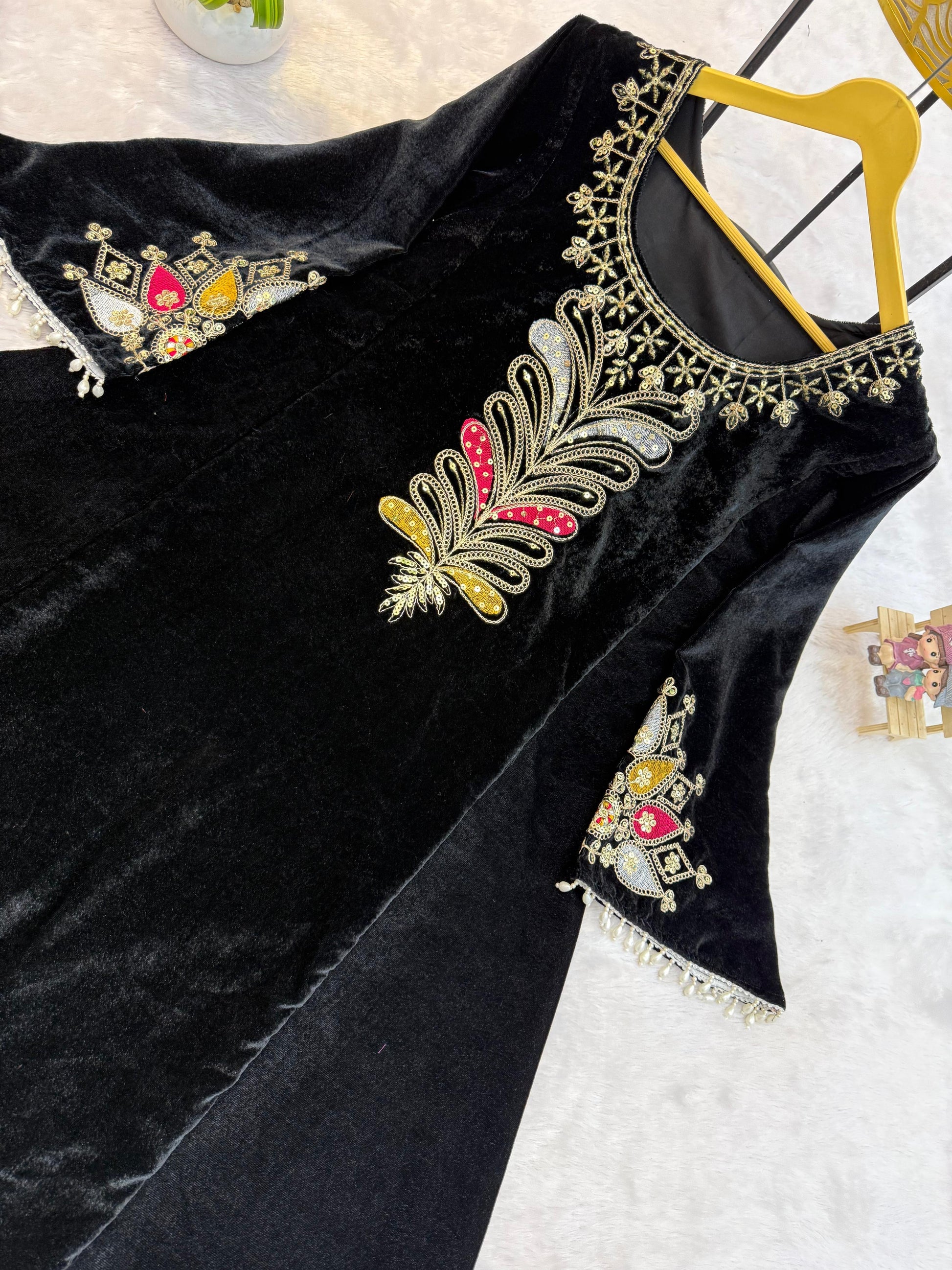 velvet cordset