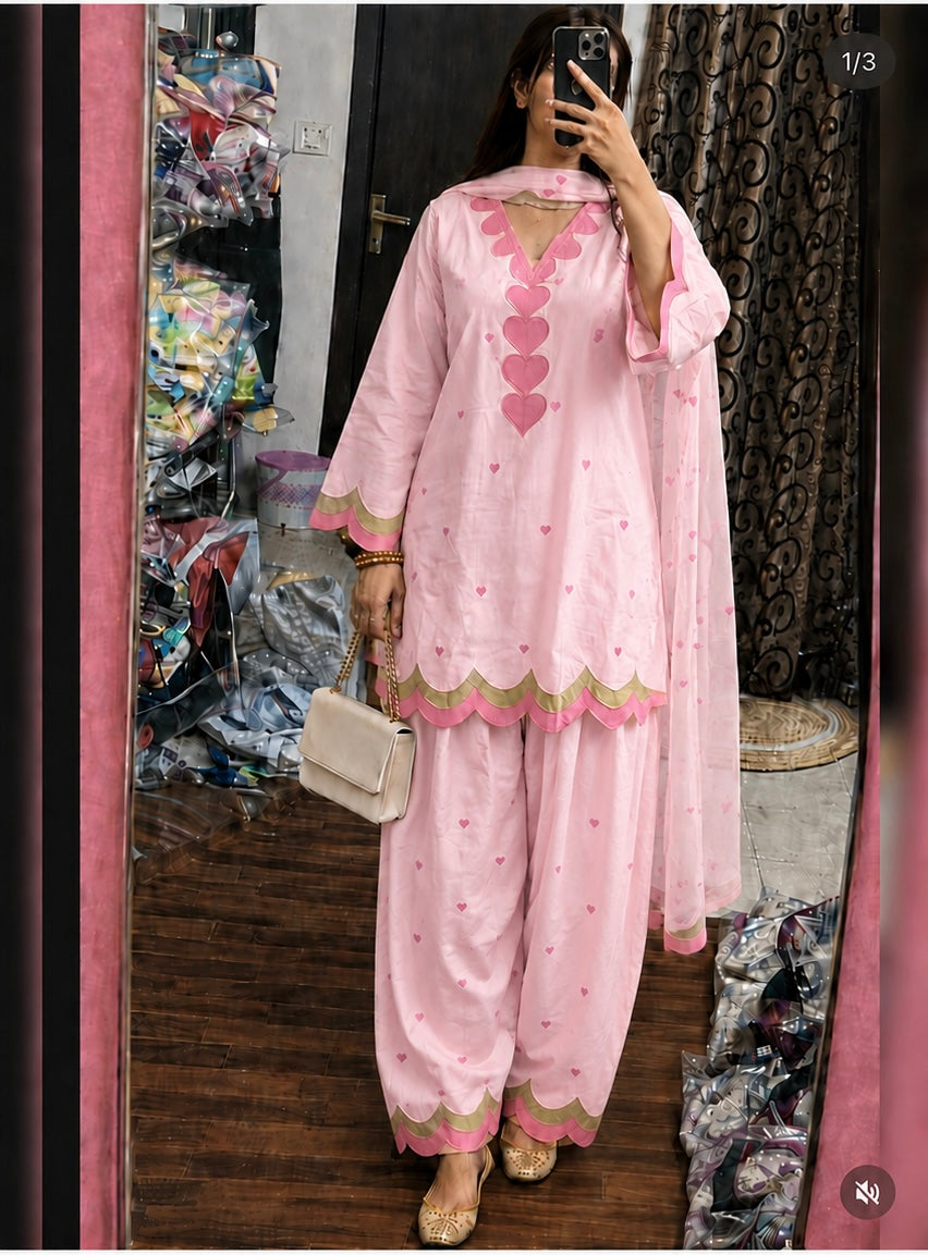 Heart farshi salwar