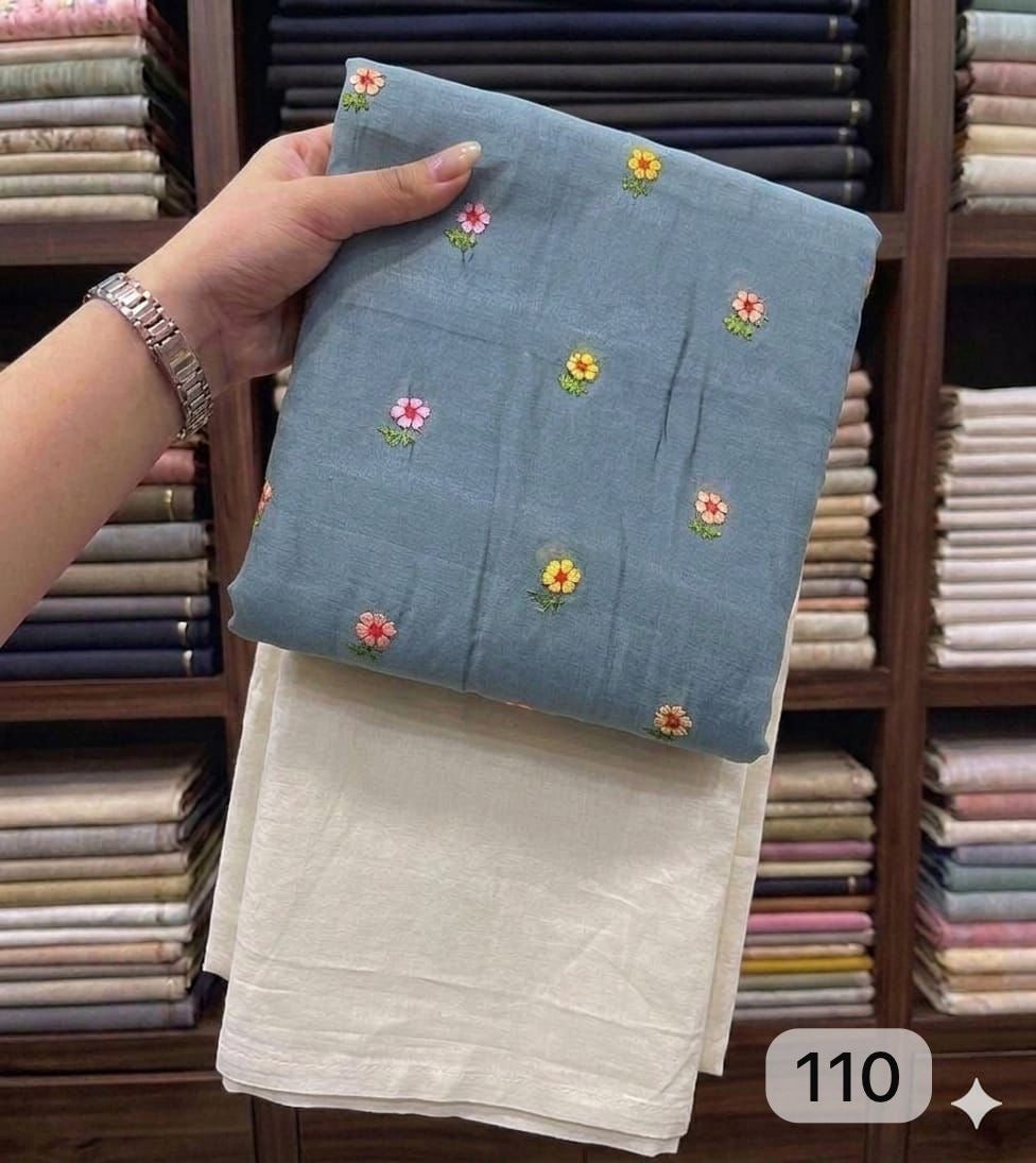 Mul chanderi fabric