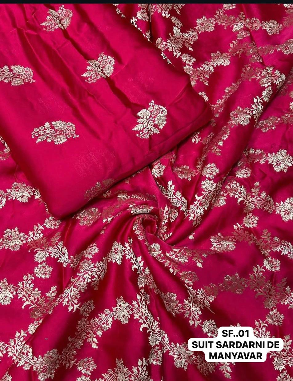 Fabric for lehngas suits