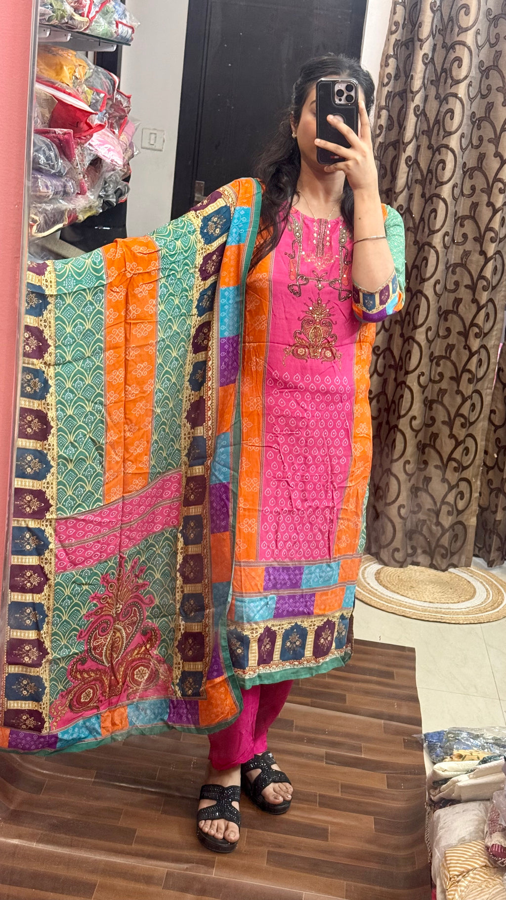 Pure cotton stitched suit