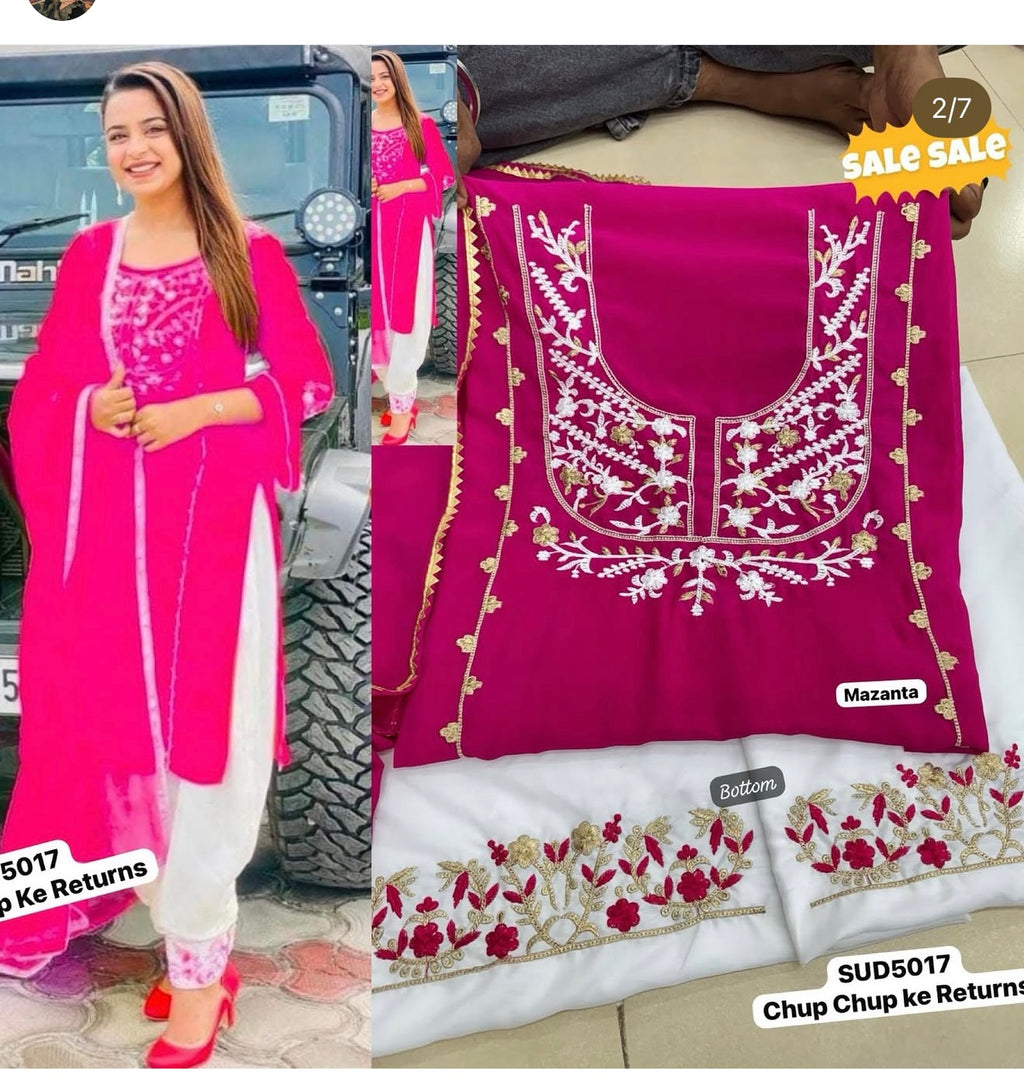 Georgette suit