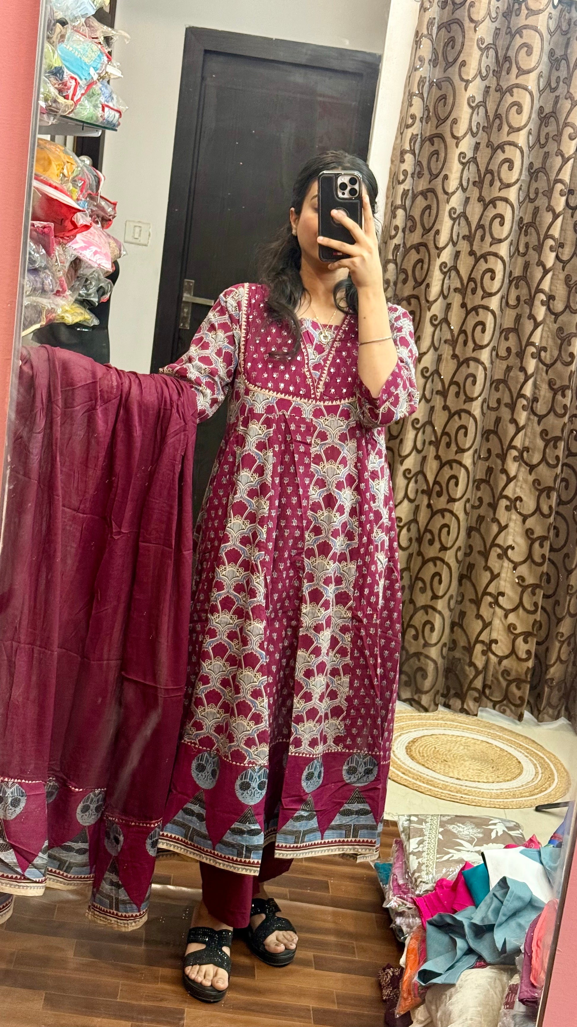 Stitched suit