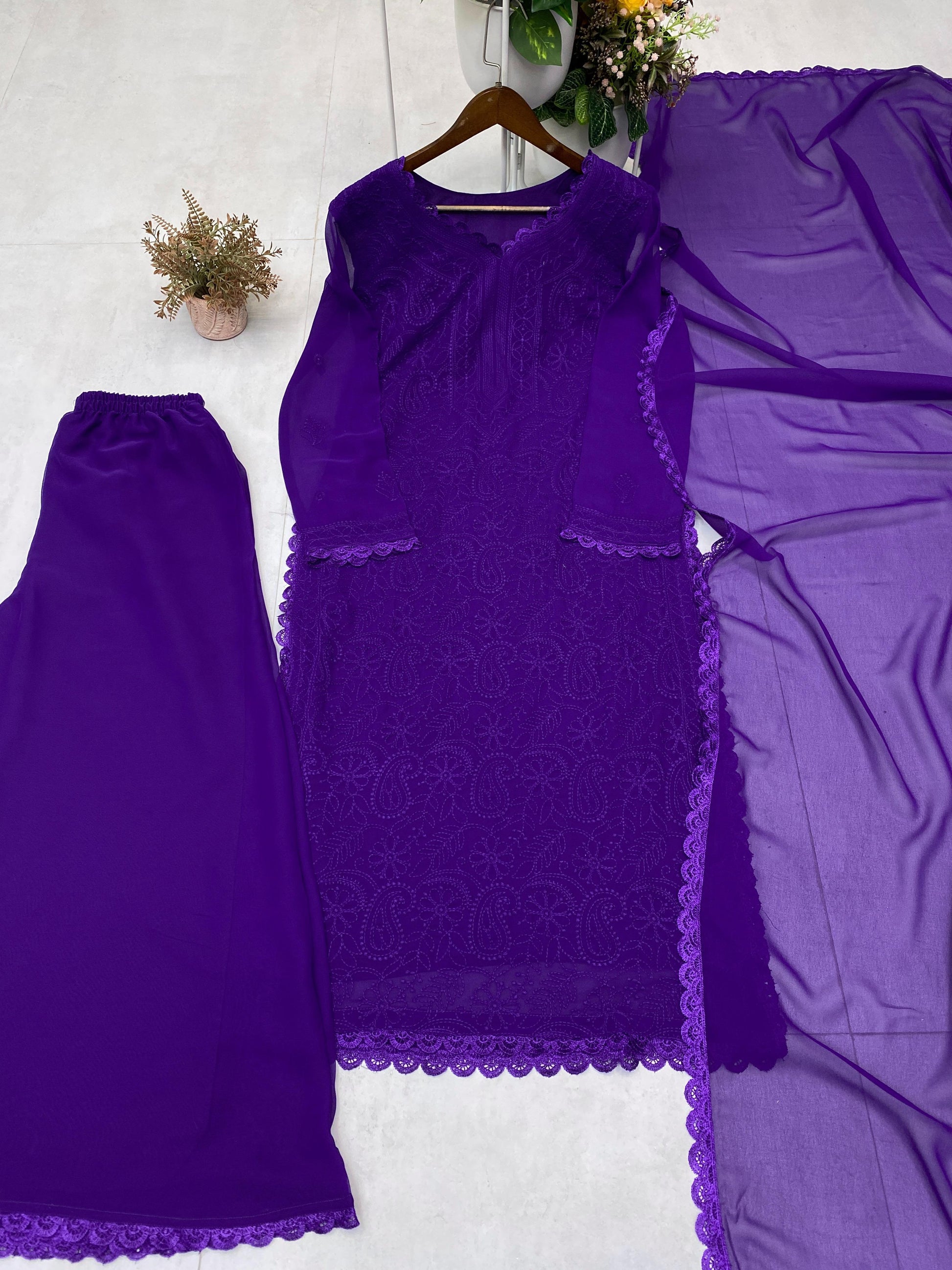 Chikankari suits