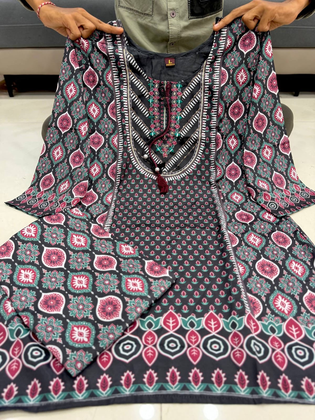 Crepe cordset