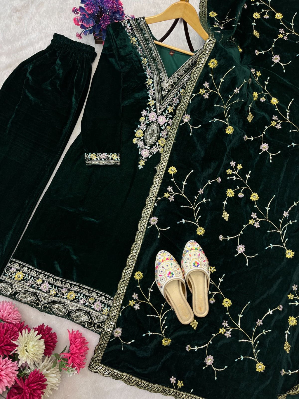 velvet suit