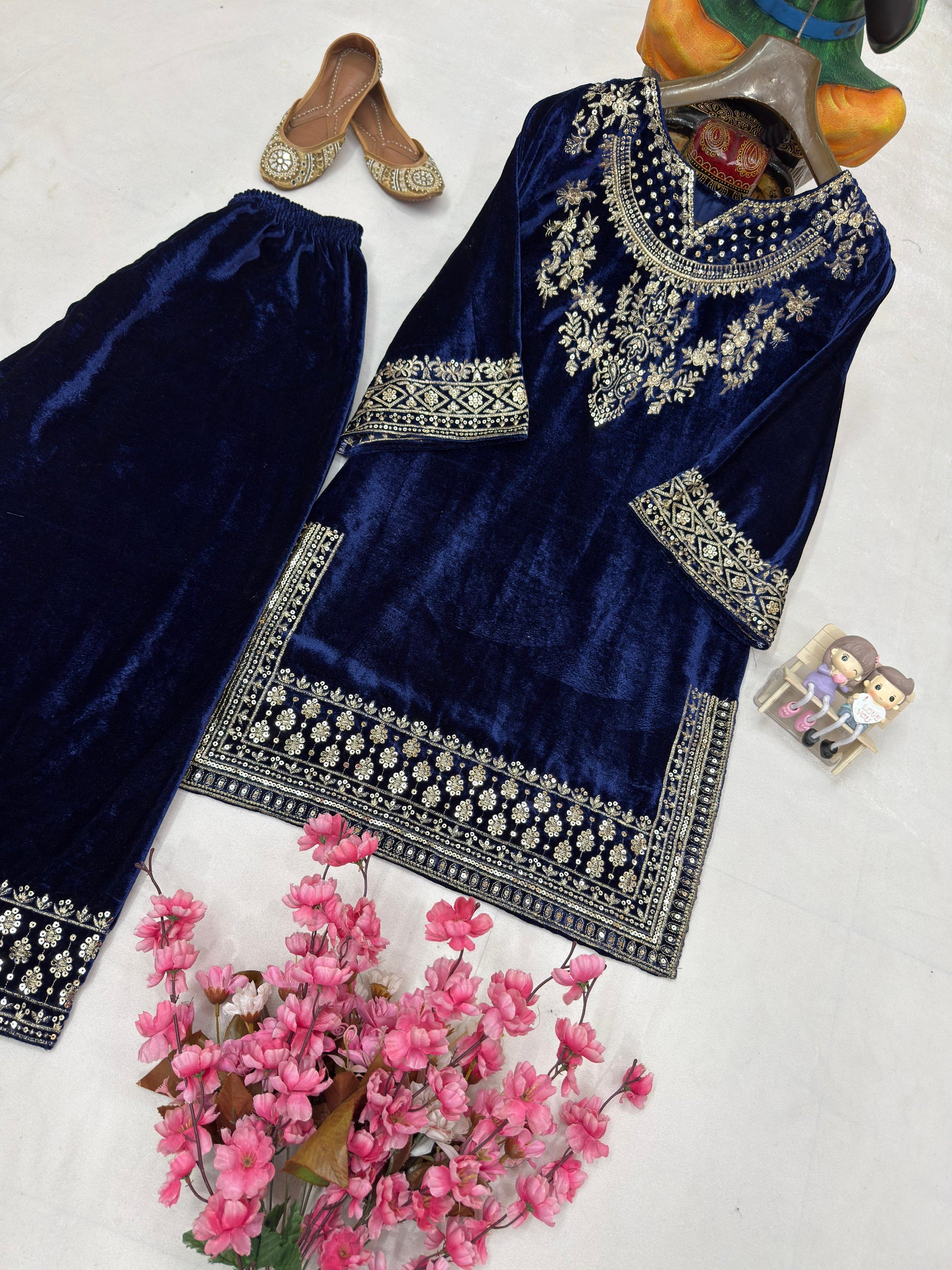 velvet cordset
