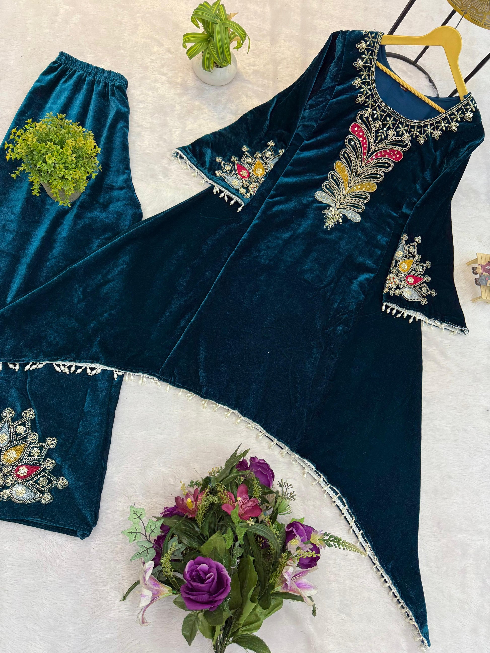 velvet cordset