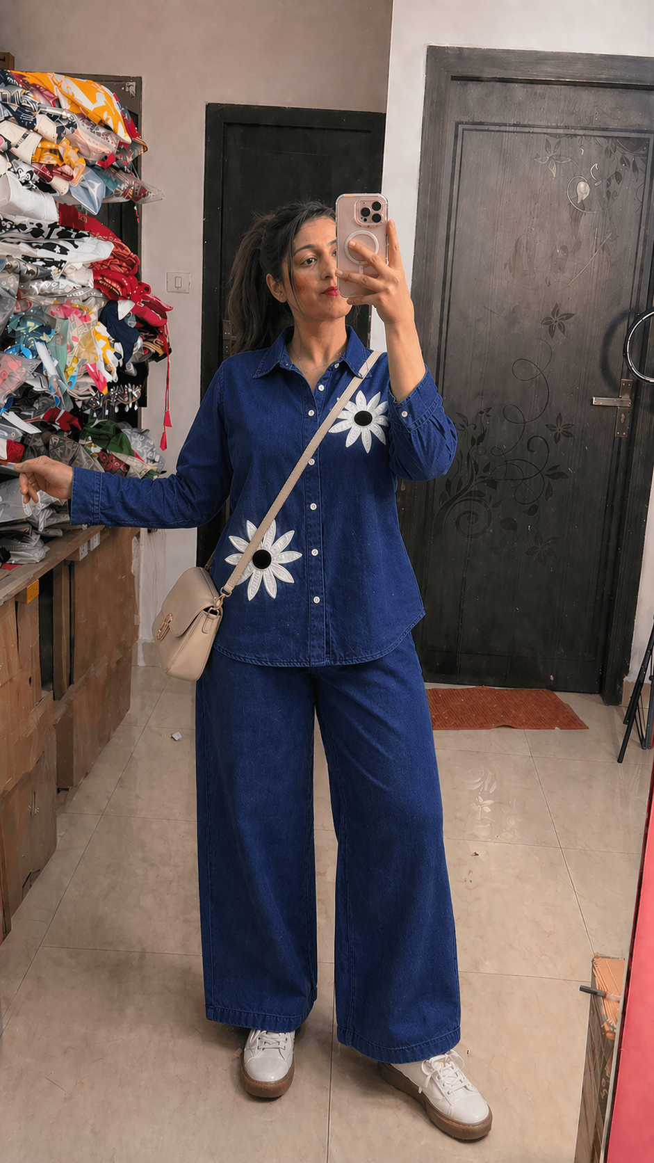 denim cordset