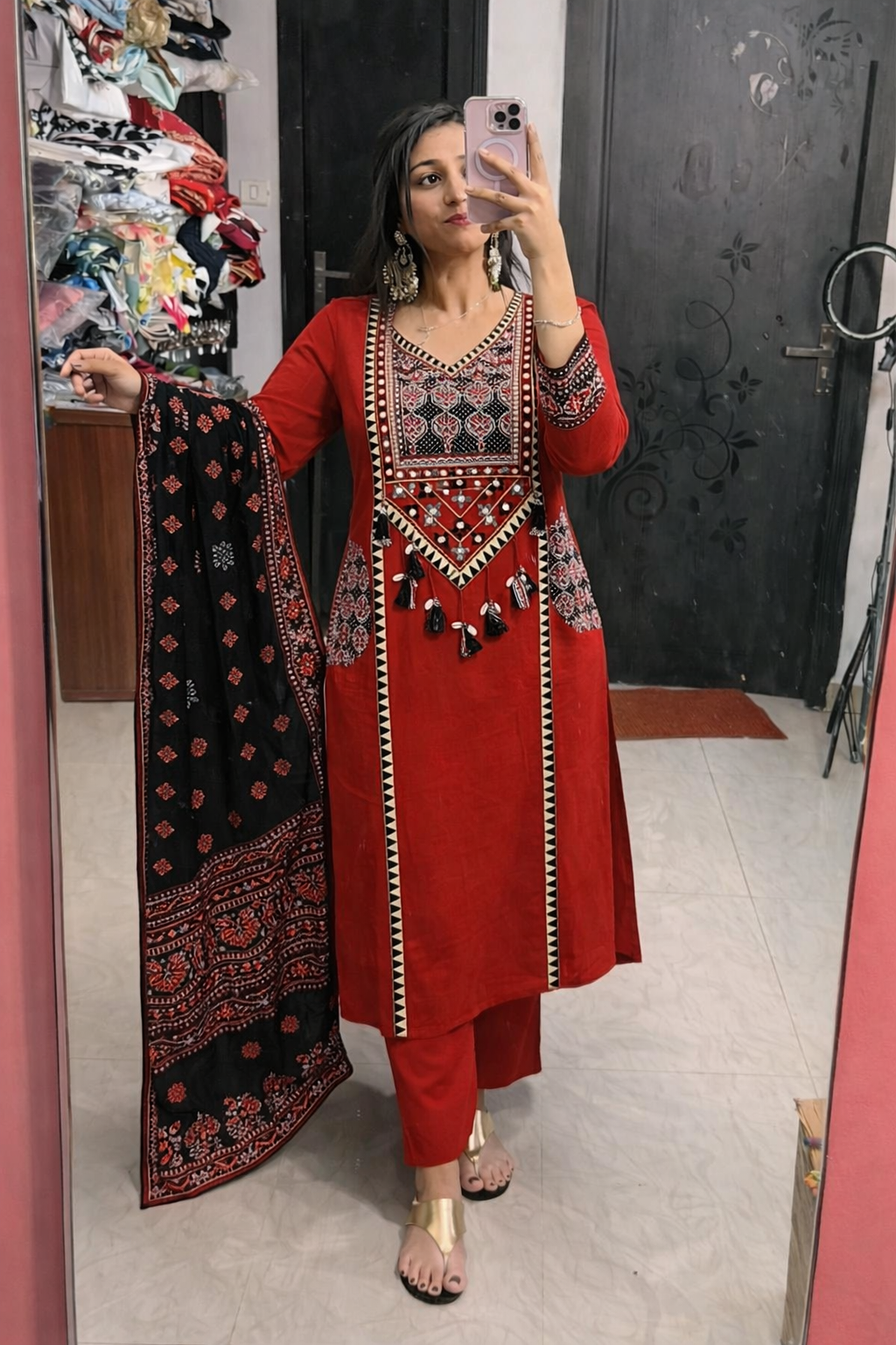 Pure cotton stitched