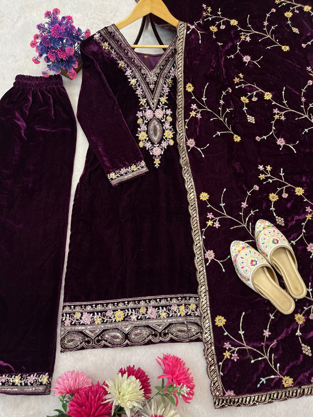 velvet suit