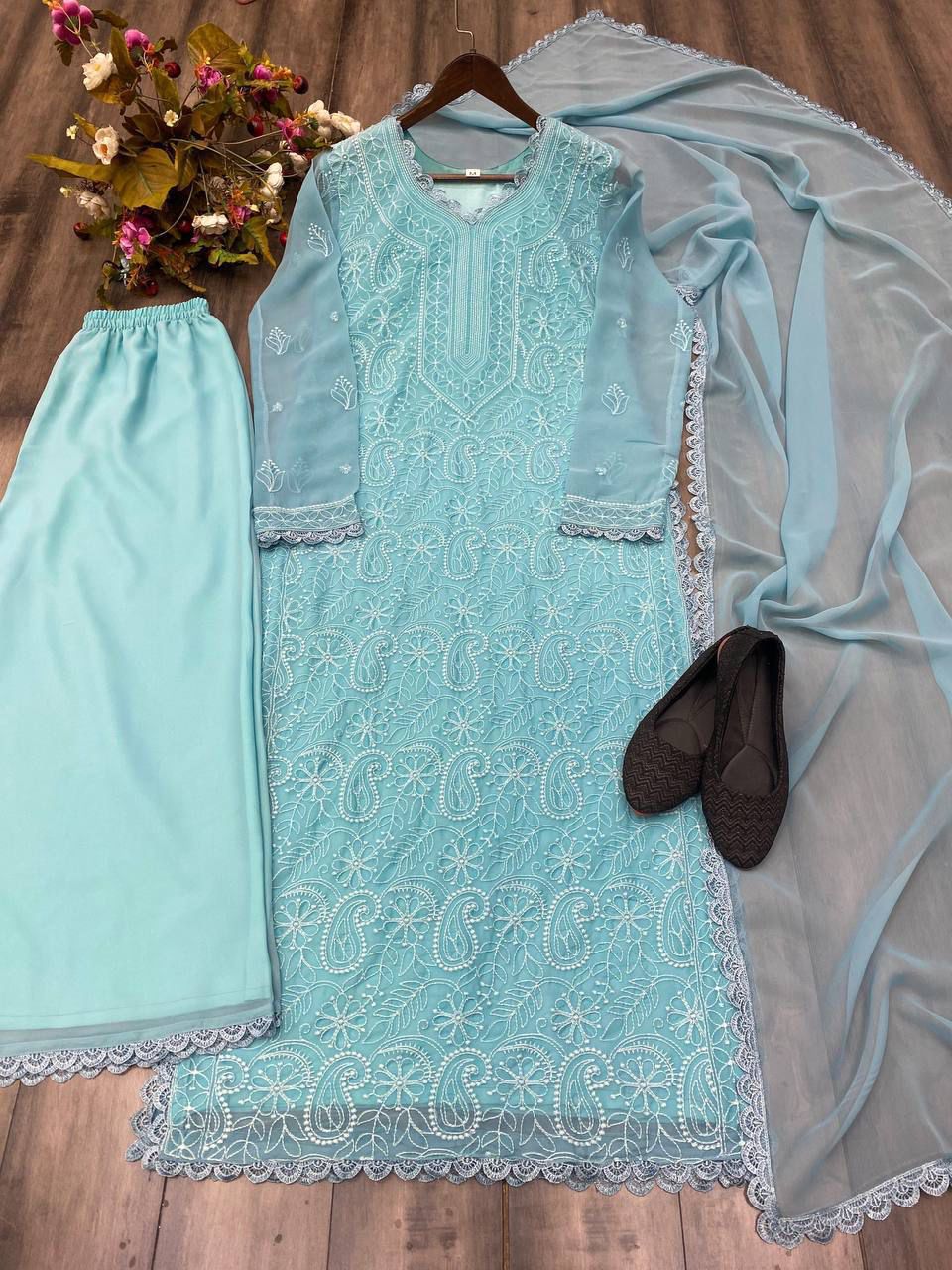 Chikankari suits