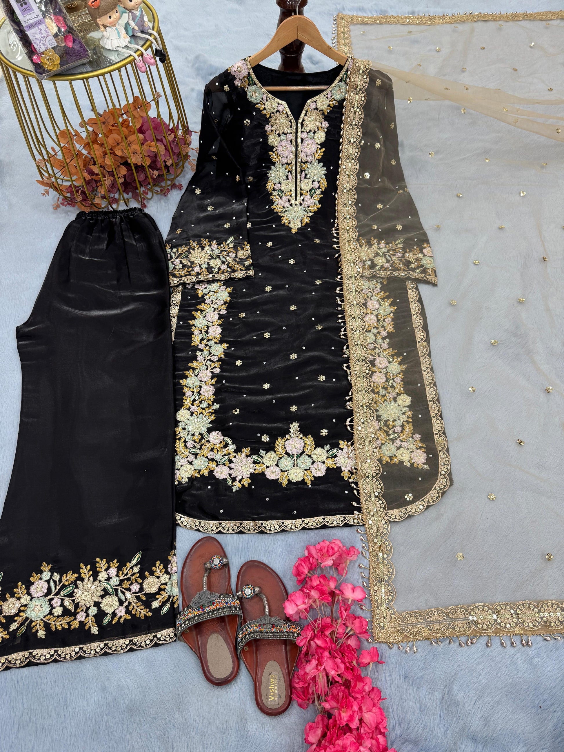 Jimmy choo fabric suit stitched