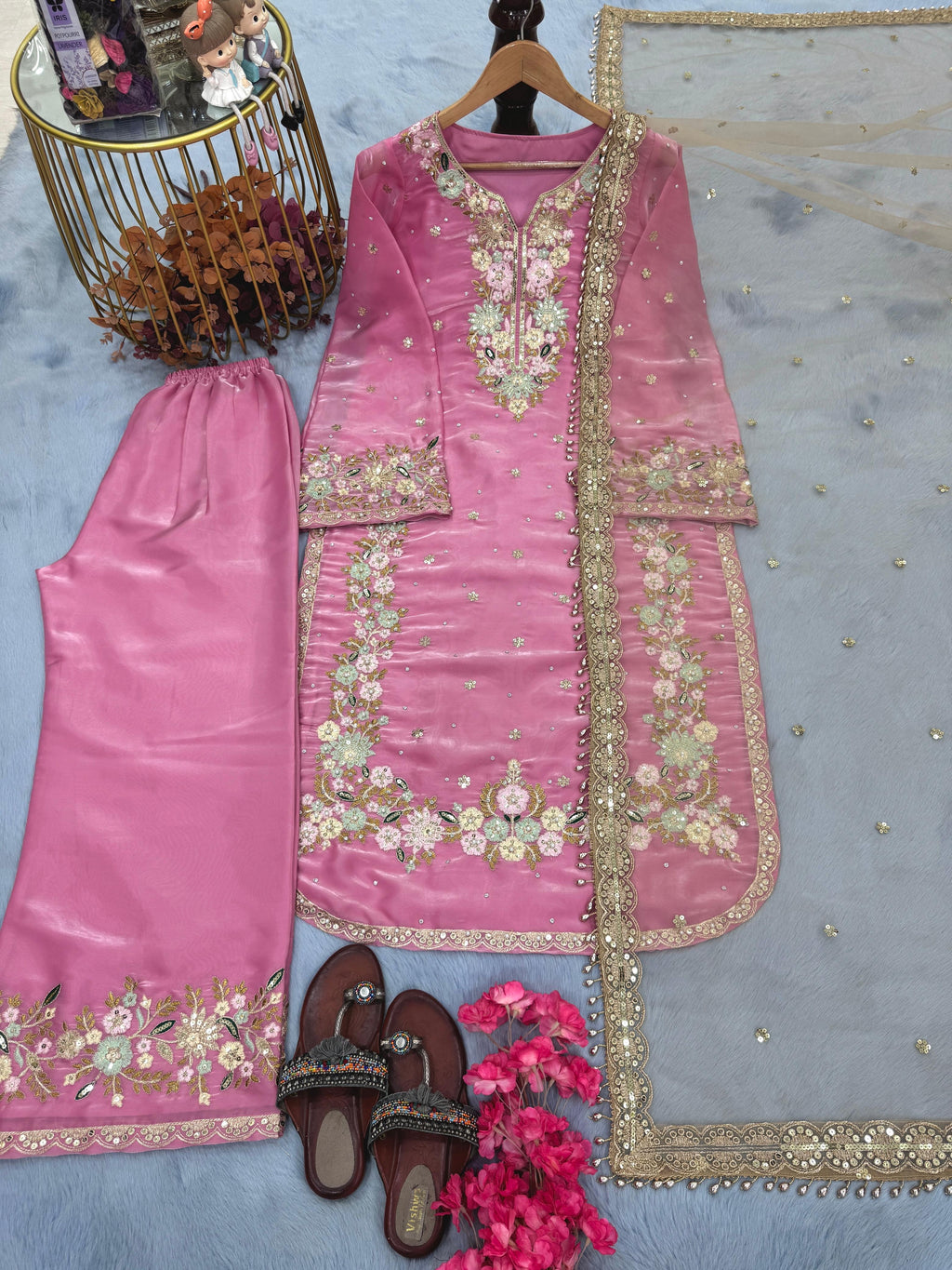 Jimmy choo fabric suit stitched