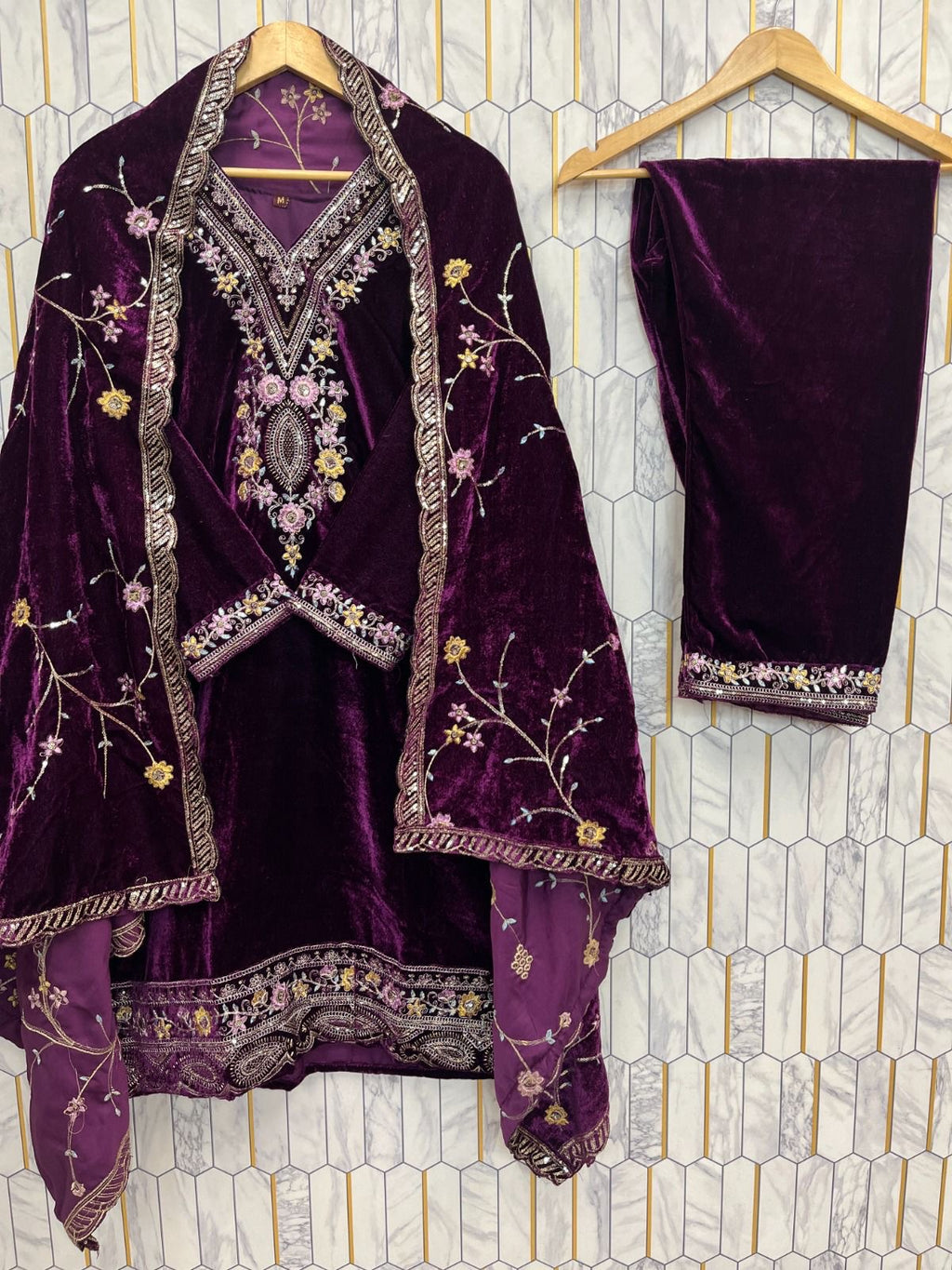 velvet suit