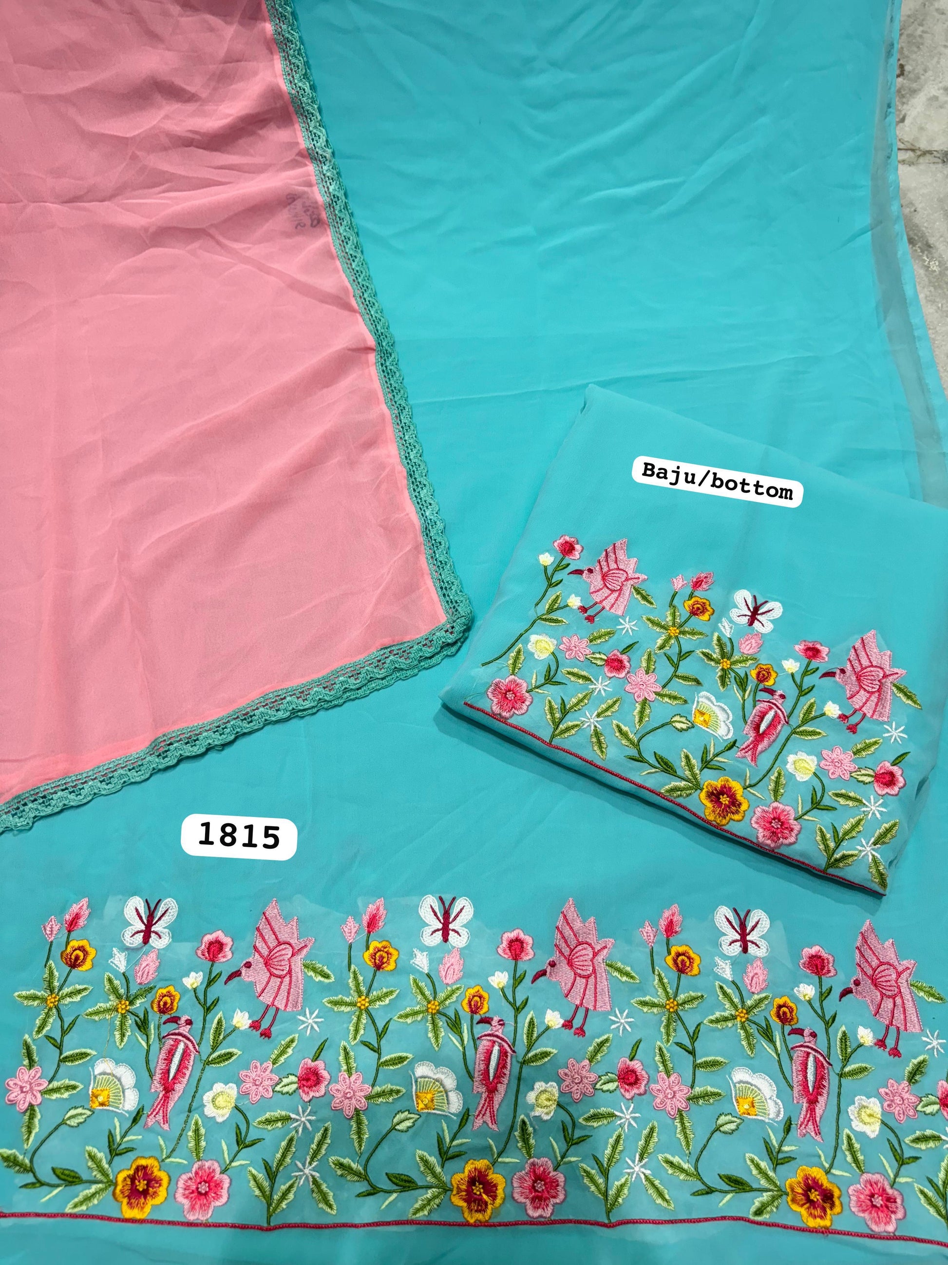 Unstitched bani sandhu suit