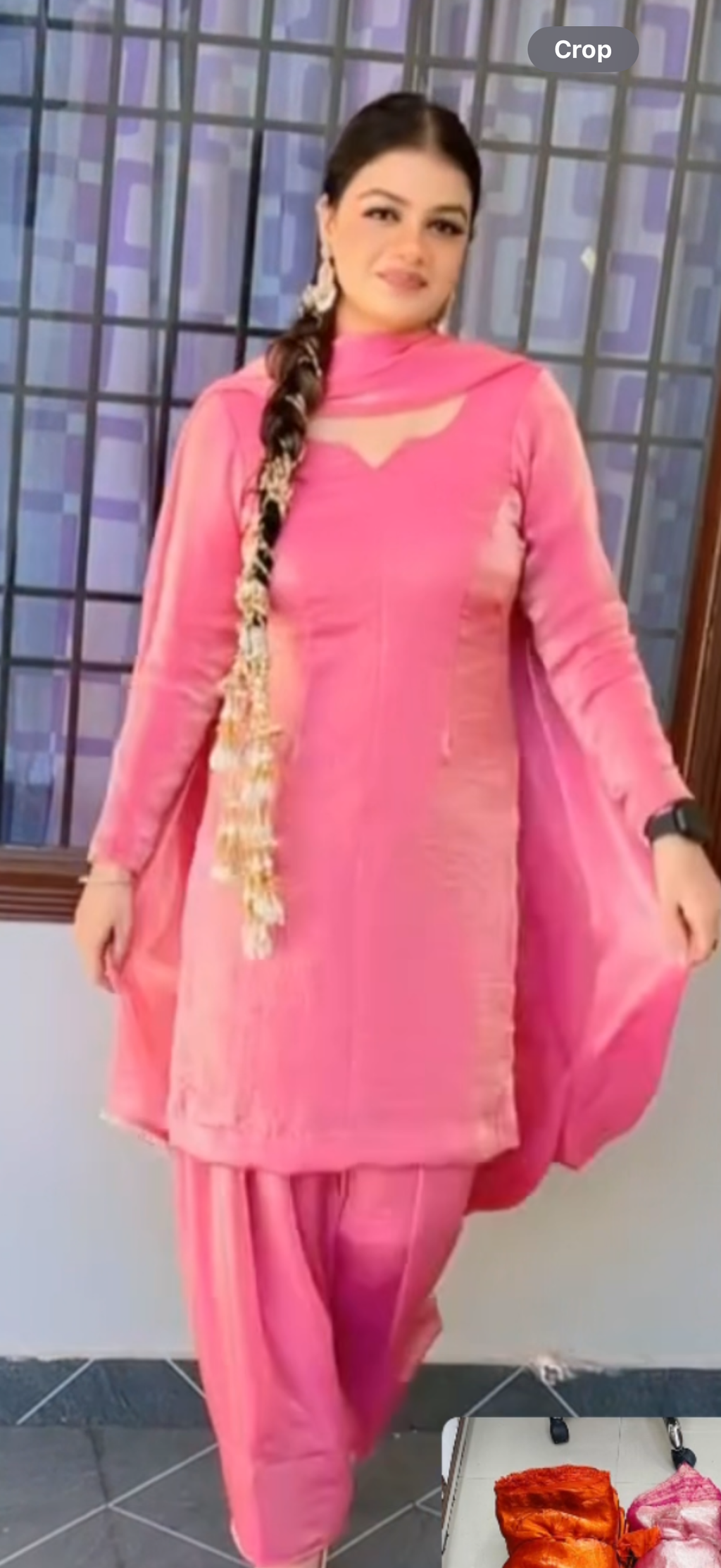 Fendy silk two tone