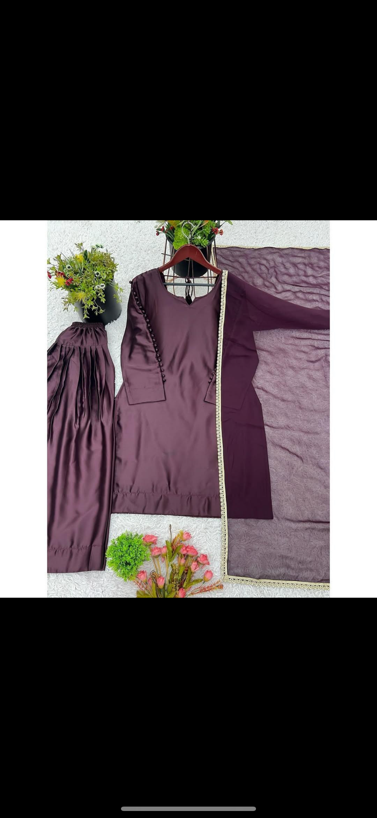 fendi silk stitched farshi salwar suit