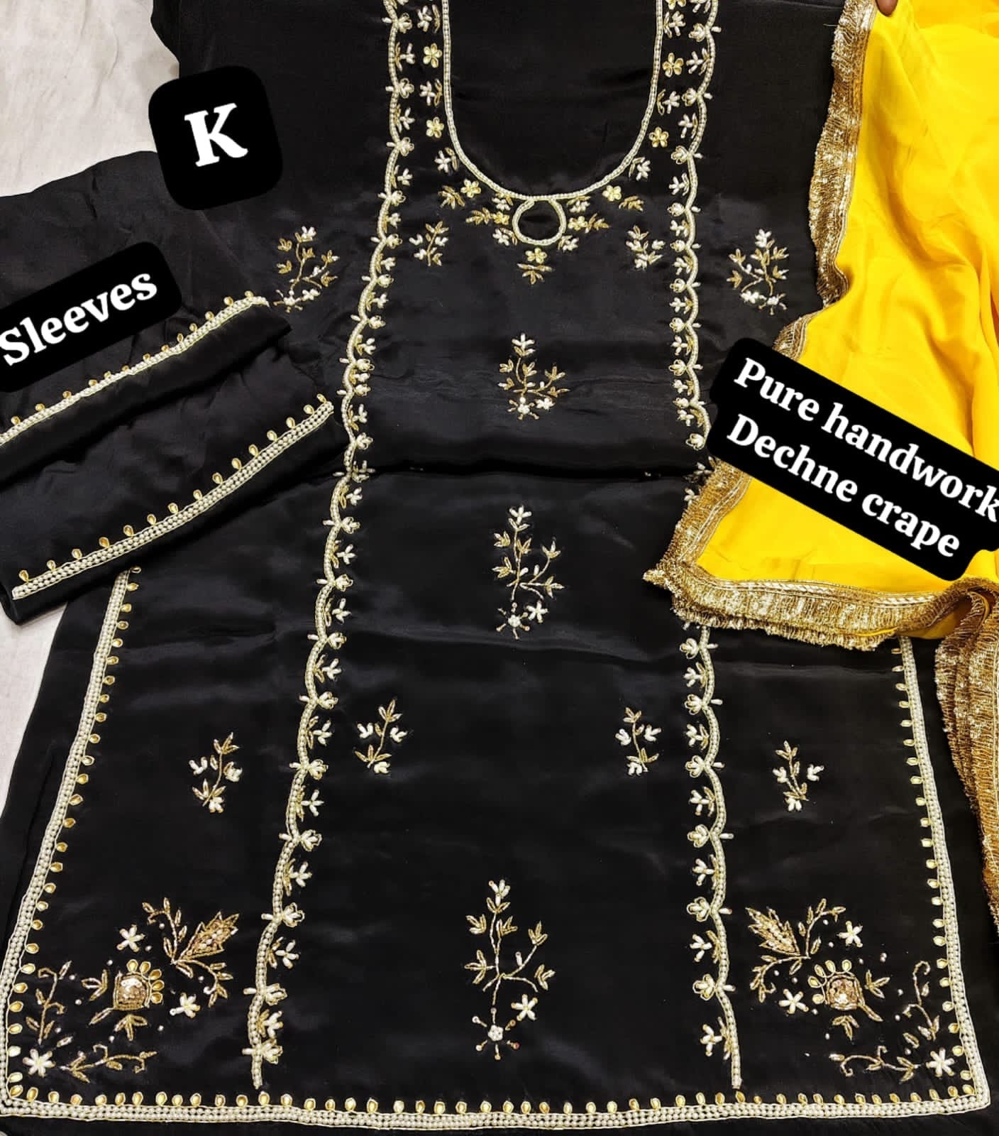 black beauty with handwork