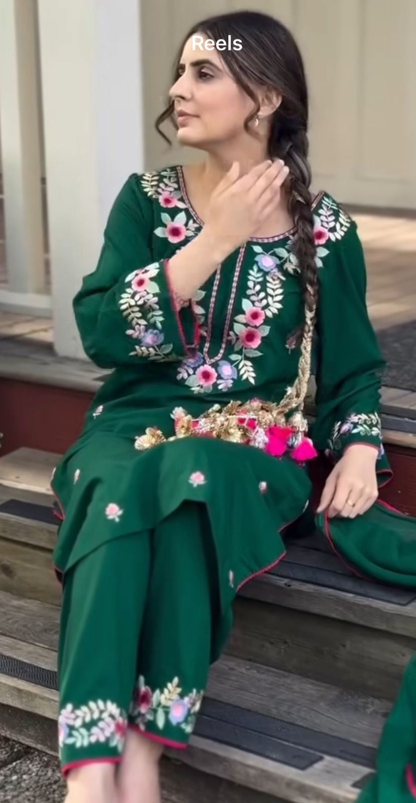 Georgette unstitched suit